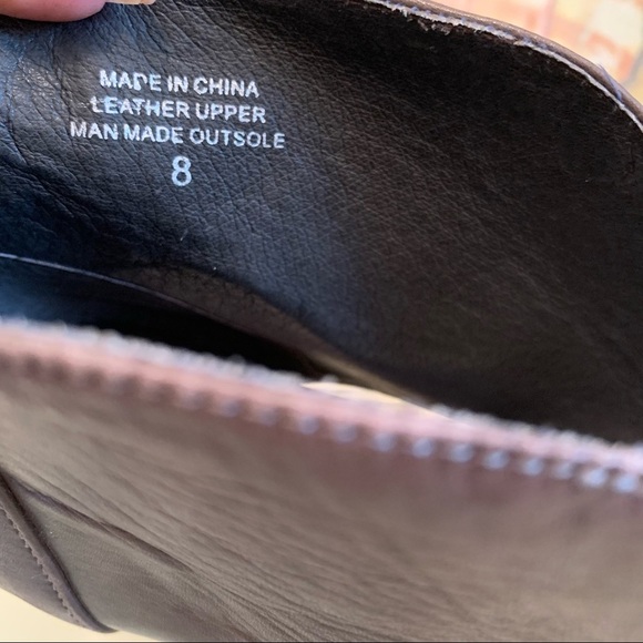 Elliott Lucas brown leather Allesandra woven open toe shoes - Picture 4 of 7